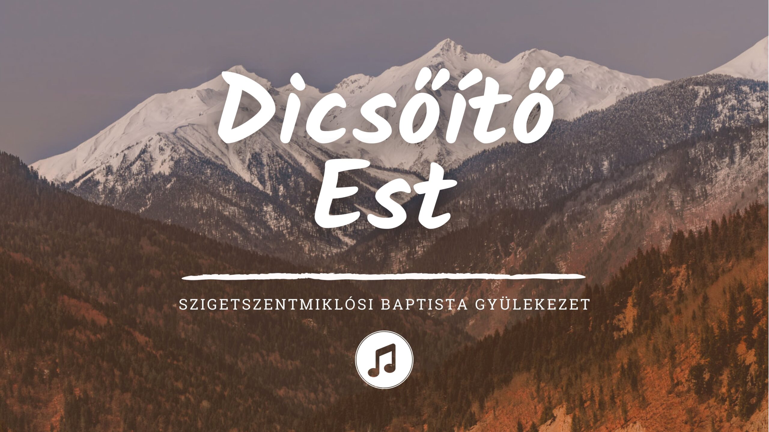 Dicsőítő est – 2021. május